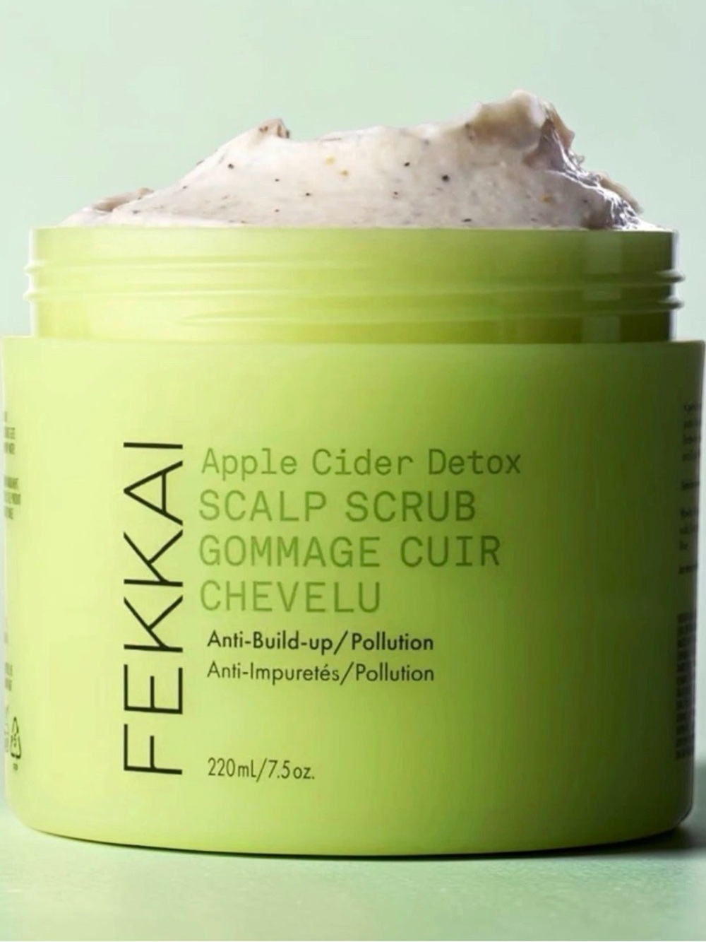 FEKKAI Apple Cider Triple Cleanse Deep Cleansing Scalp Scrub 220 mL/7.5 oz NWOB